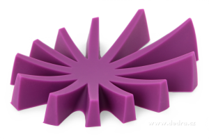 Mýdlovník fialový stojan na tuhá mýdla silikon
