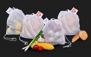 4ks EKOPYTLÍK na potraviny VÝHODNÁ SADA na pečivo, zeleninu, ovoce