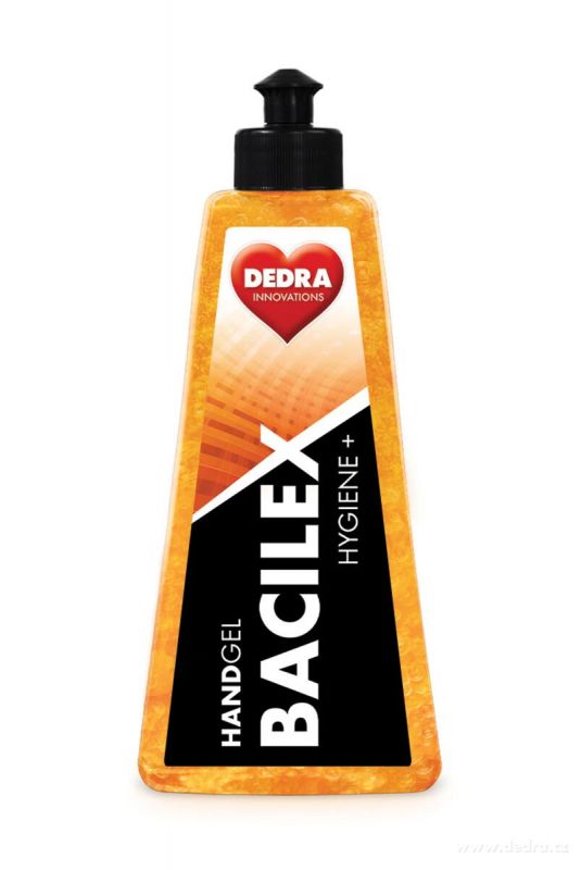 Čisticí gel na ruce s vysokým obsahem alkoholu, 500 ml, HANDGEL BACILEX HYGIENE+