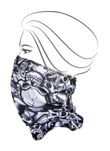 Multifunkční šátek lebky