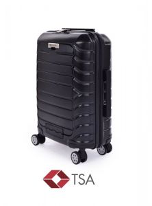 Multifunkční výklopný kabinový kufr PILOT FC METROPOLAIR, TSA zámek, černý