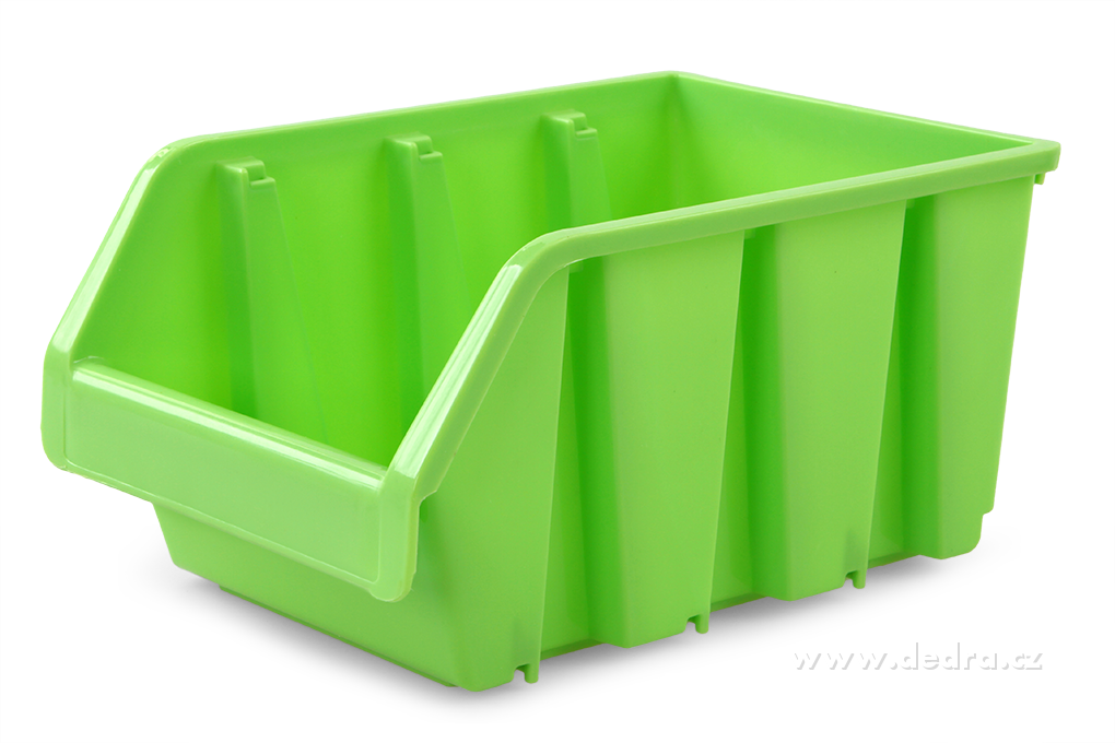 Štosátor úložný box, stohovatelný zelený