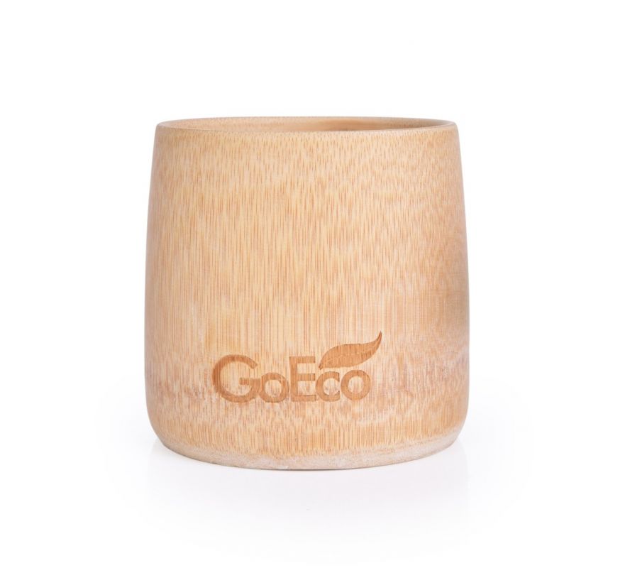 Bambusový stojánek/kelímek GoEco® z přírodního surového bambusu