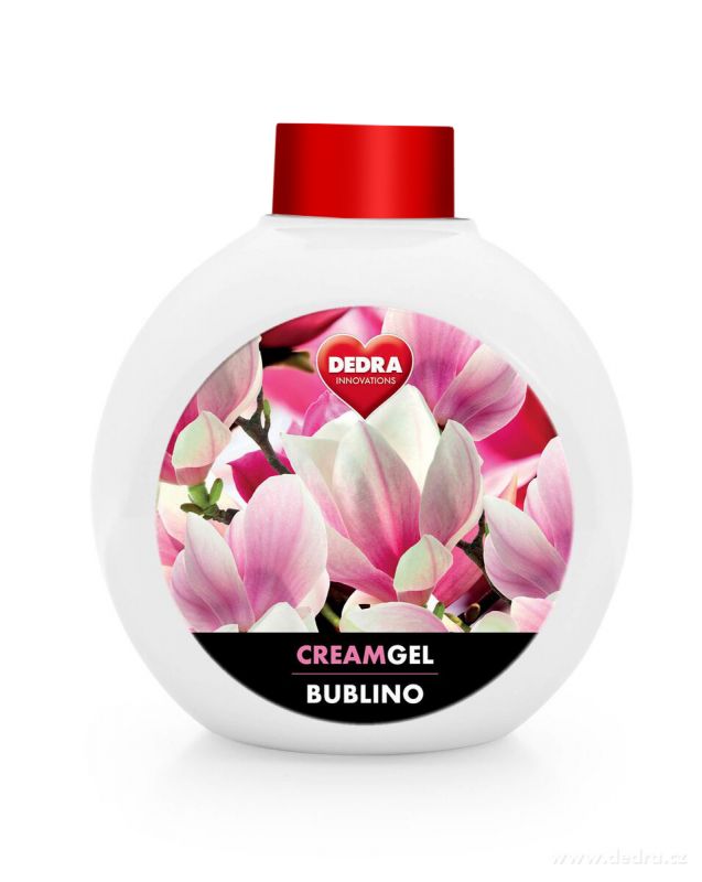 BUBLINO CREAMGEL magnolia, tekuté mýdlo na tělo i ruce, bez pumpičky