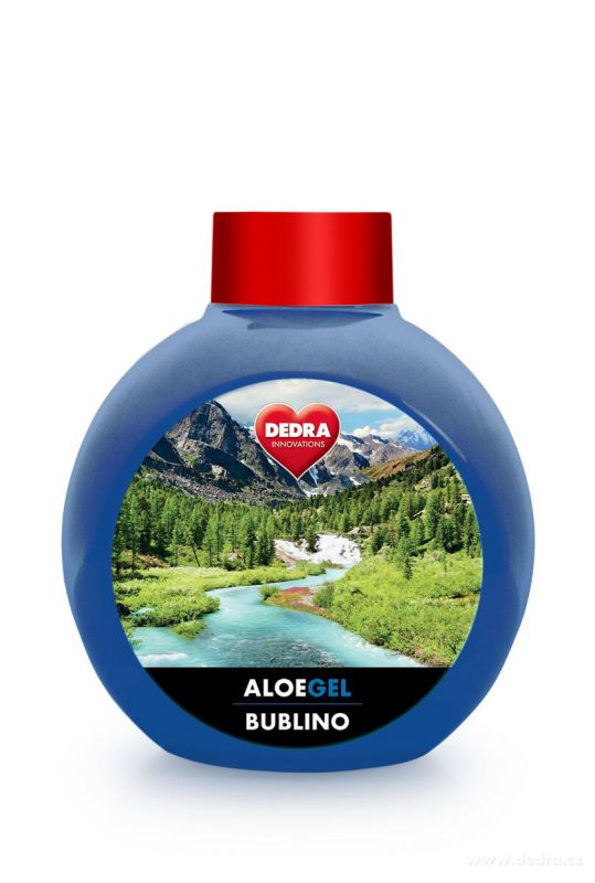 BUBLINO ALOEGEL mountain spirit, tekuté mýdlo na tělo i ruce, bez pumpičky