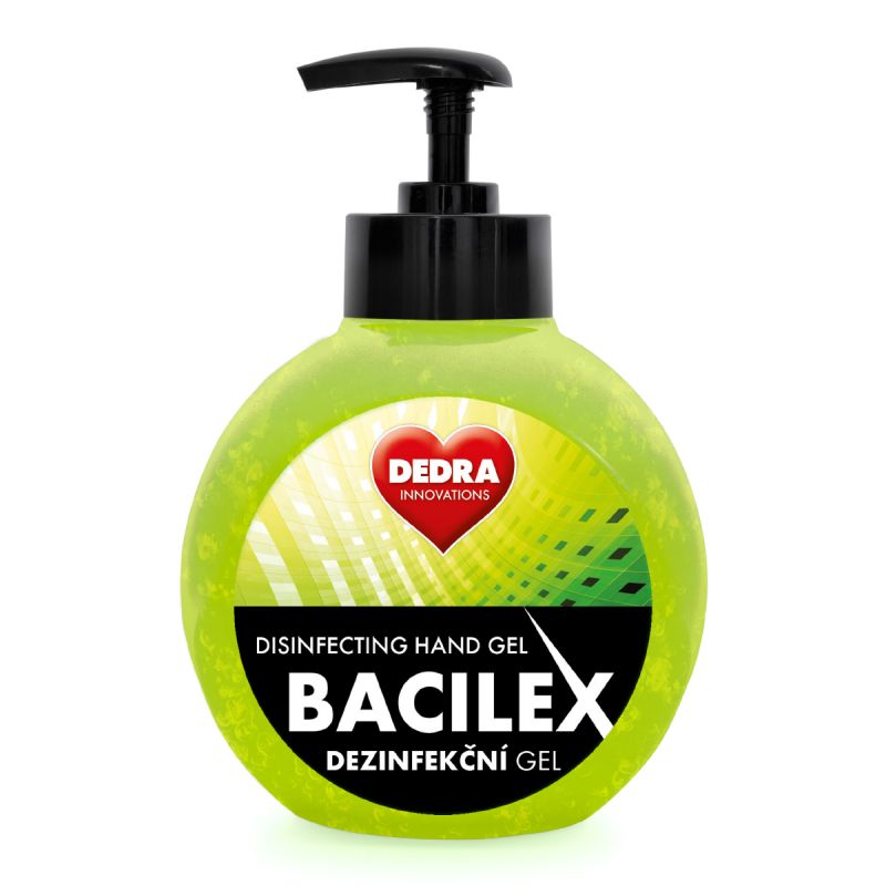 Dezinfekční gel na ruce, 70 % alkoholu, BACILEX DISINFECTING HAND GEL