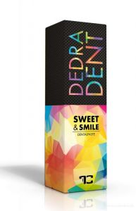 1 ks přírodní dětská zubní pasta SWEET & SMILE pro ochranu mléčných zubů, se žvýkačkovou příchutí, DEDRA DENT