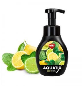 Aktivní EKO pěna na ruční mytí nádobí AQUATIX bergamot & lemon