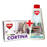 Sada 1+1 CORTINA EKO prací tablety + kondicionér na záclony, krajky a jemné spodní prádlo
