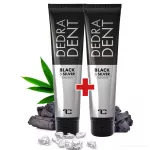 SADA 1+1 přírodní zubní pasta BLACK & SILVER s ionty stříbra a aktivním uhlím z bambusu