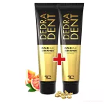 SADA 1+1 přírodní zubní pasta GOLDLINE & ORANGE se zlatem, složkou KALIDENT®
