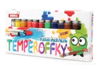 12 barev TEMPEROFFKY vodou ředitelné