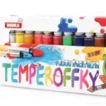 12 barev TEMPEROFFKY vodou ředitelné