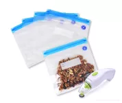 5 ks vakuovacích zip. sáčků,1300 ml 22 x 21 cm