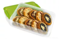 Buchtonoš 2x 3500 ml box na potraviny zelený