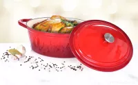 7L litinový pekáč, se samopodlévací poklicí, IRON MASSIVE