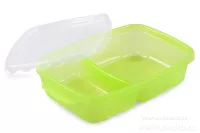 Duobox 500ml+300ml dóza na potraviny zelený