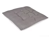 Sedák prošívaný na židle a křesla šedý