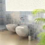 WC štětka volně stojící zelená