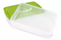 Buchtonoš 2x 3500 ml box na potraviny zelený