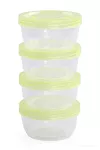 4 ks BOX 180 ml z odolného plastu