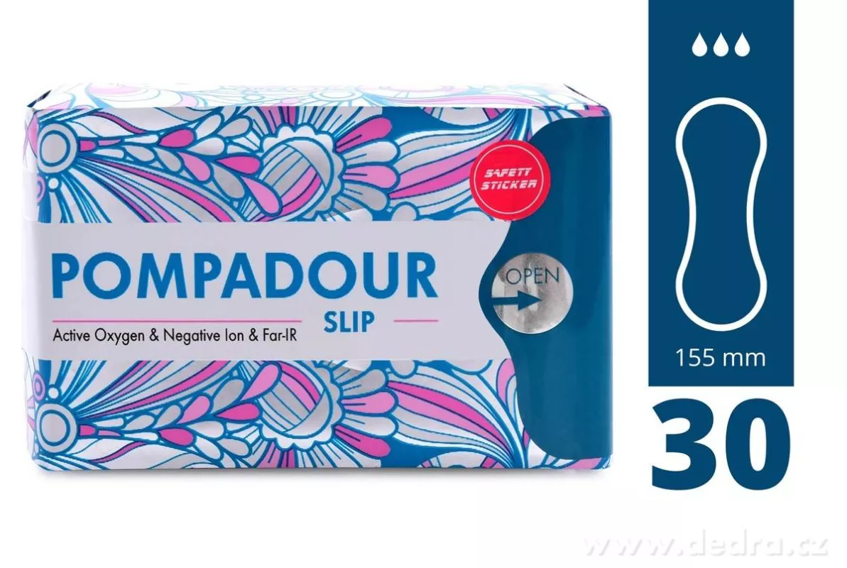 POMPADOUR SLIP + tester zdarma 30 ks, 155 mm