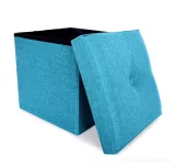 Sedací boxer skládací s úložným prostorem tyrkysový, vel. M