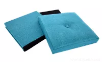 Sedací boxer skládací s úložným prostorem tyrkysový, vel. M