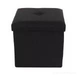 Sedací boxer skládací s úložným prostorem černý, vel. M