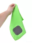ABRAsive&MICro 2v 1 utěrka z jemného mikrovlákna s abrasivním obdélníkem