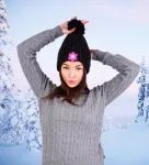 KIKISTAR®, zimní pletená čepice