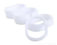 Sada 12 kroužků na koupelnové závěsy