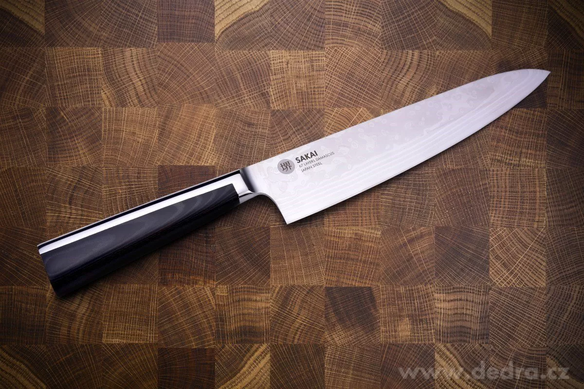 SAKAI 67 CHEF nůž Šéfkuchaře, z 67 vrstev damascénské oceli