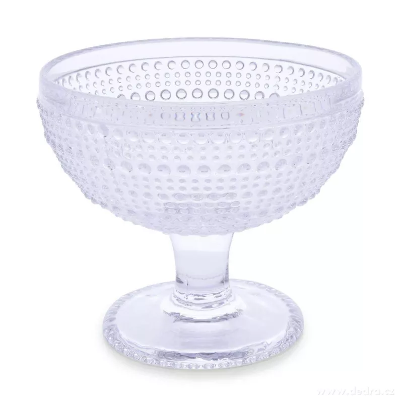 Miska skleněná na nožce objem 300 ml