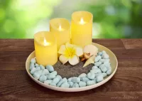 Tančící celoplastové LED svíce DANCING CANDLE