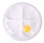 VEJCOVAR srdcová čtyřka, forma do mikrovlnky na volská oka