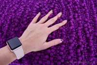 3D CORAL WC předložka tmavě fialová