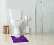 3D CORAL WC předložka tmavě fialová