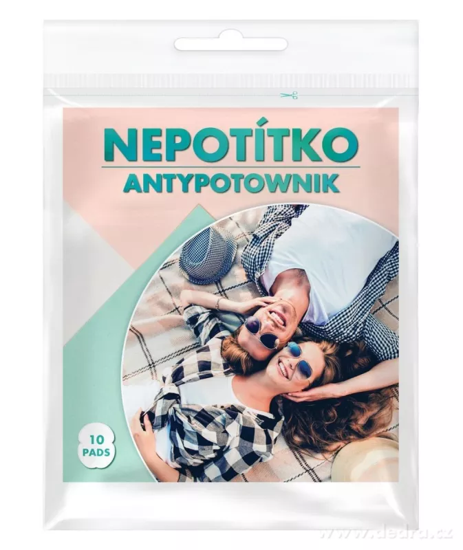NEPOTÍTKO 10 ks bavlněné podpažní vložky