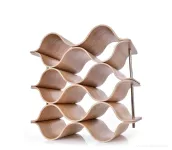 BAMBOO vinotéka/stojan na víno GoEco®, pro 9 lahví