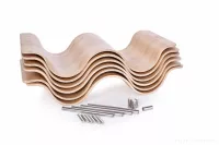 BAMBOO vinotéka/stojan na víno GoEco®, pro 9 lahví