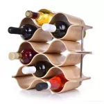 BAMBOO vinotéka/stojan na víno GoEco®, pro 9 lahví