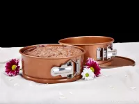 DORTOVÁ ROZKLÁDACÍ forma ø 17 cm BIOPAN® GOLD výška 6,5 cm