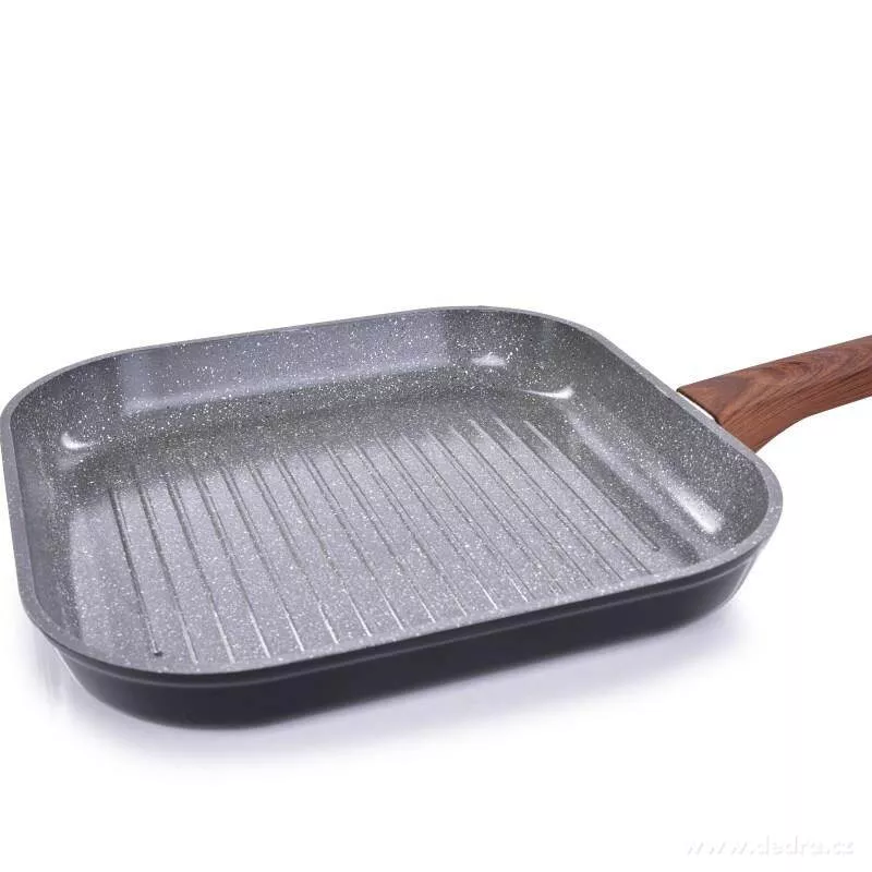 Pánev GRILOVACÍ 26 x 26 cm BIOPAN® WOODOO objem 1800 ml