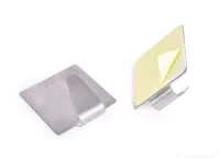 2 ks nerezové háčky, samolepící
