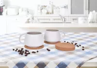6 ks KORKOVÉ PODTÁCKY průměr 9,5 cm, GoEco®