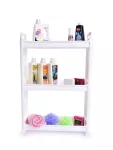 Pojízdný regál SLIM WHITE 17 cm do úzkých prostor, 3 patrový