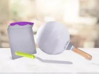 PŘENESDORT/PIZZU praktická 25 cm lopatka na přenášení a servírování