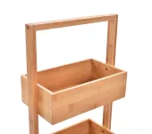 BAMBUSOVÝ REGÁL se 4 hlubokými policemi GoEco®