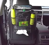 Organizér do auta s termo kapsou na zip, na přední sedadlo